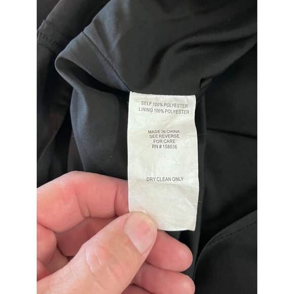 Birdy Grey Womens LISA Black Satin MIDI Spaghetti Slip Dress Small 100% Polyeste - Picture 7 of 11